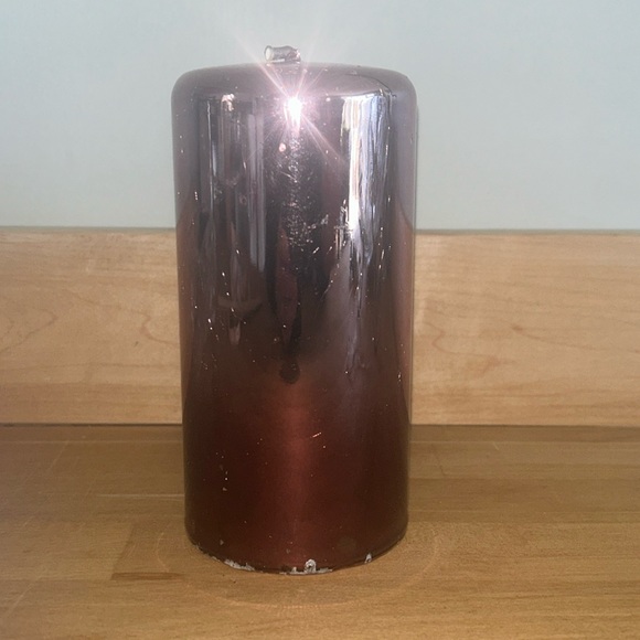 Fem shiny ombré pink candle - Picture 13 of 14